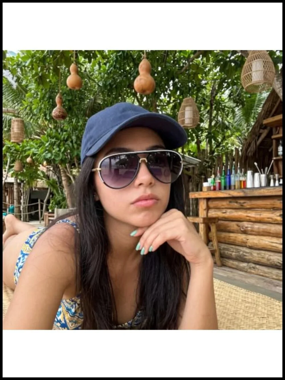 Gold Plated Oversized Aviator Sunglasses Double Bridge UV400 Unisex